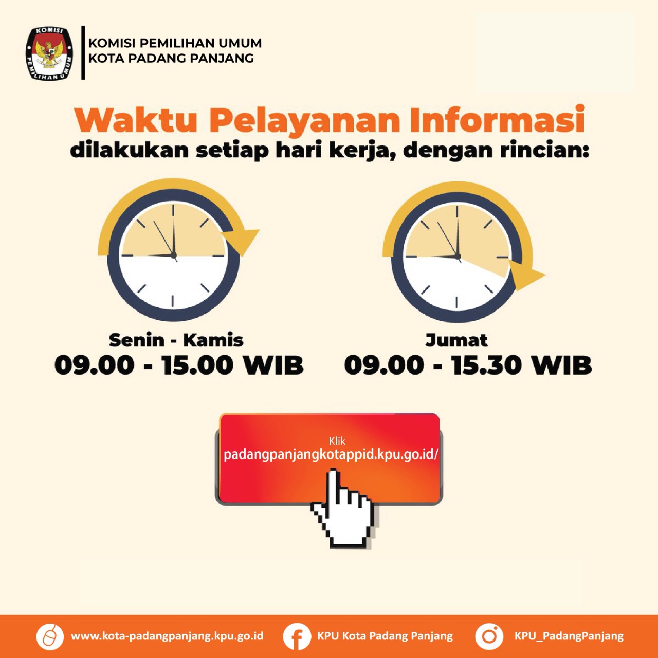 Jadwal Pelayanan Informasi Publik